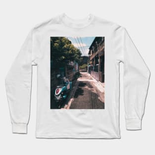 Chiang Mai streets - Scooter Long Sleeve T-Shirt